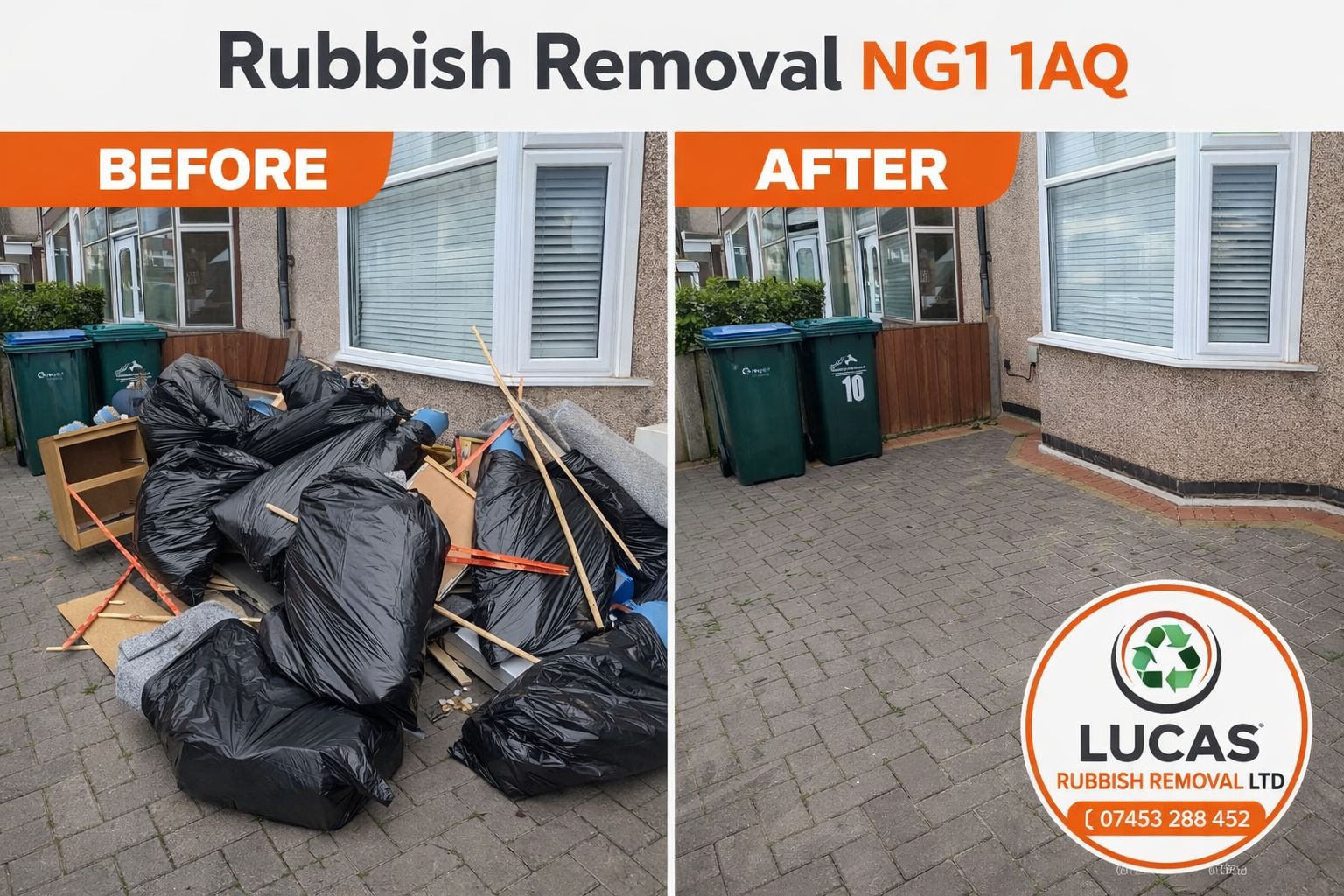Rubbish Removal NG1 1AQ